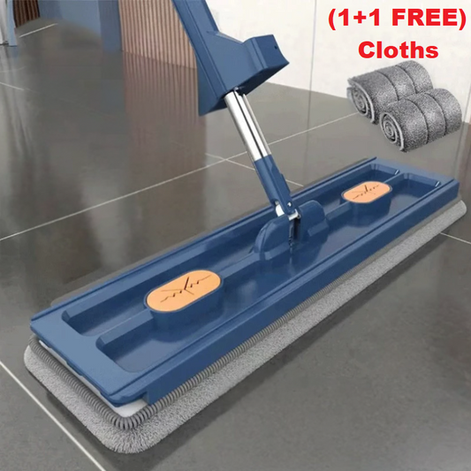 Cleaner 360 Pro™ RotatingMop: Stærk Håndtag Nem Rengøring 360° Roterende Flad Moppe