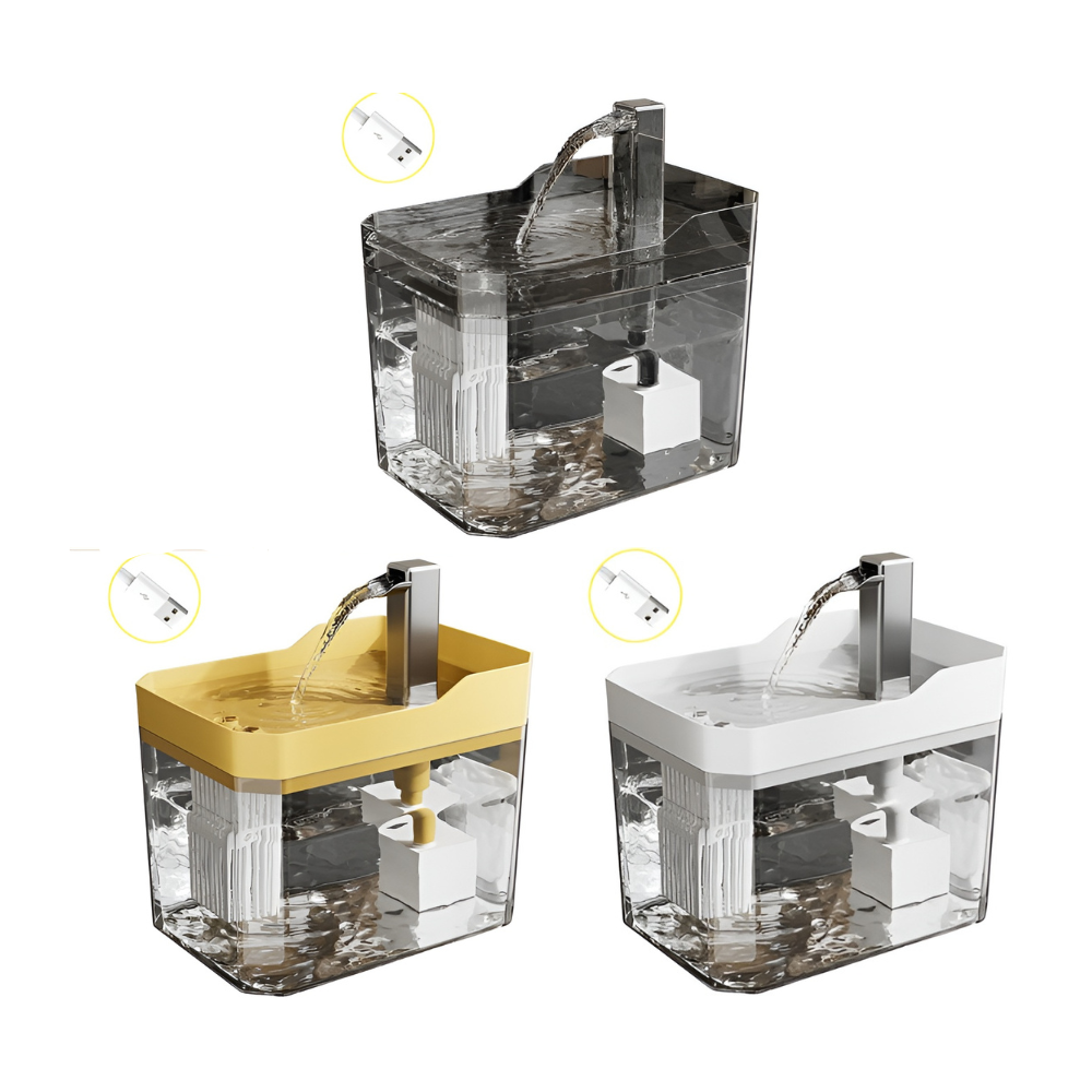 Catfri® WaterFountain: Smart Automatisk Kæledyr Vand Springvand