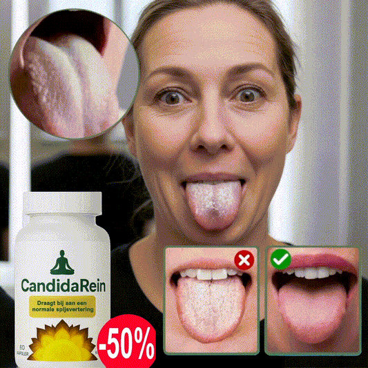 CandidaRein™ | Fjerner hvid belægning på tungen hos 95 % på blot 2 dage!
