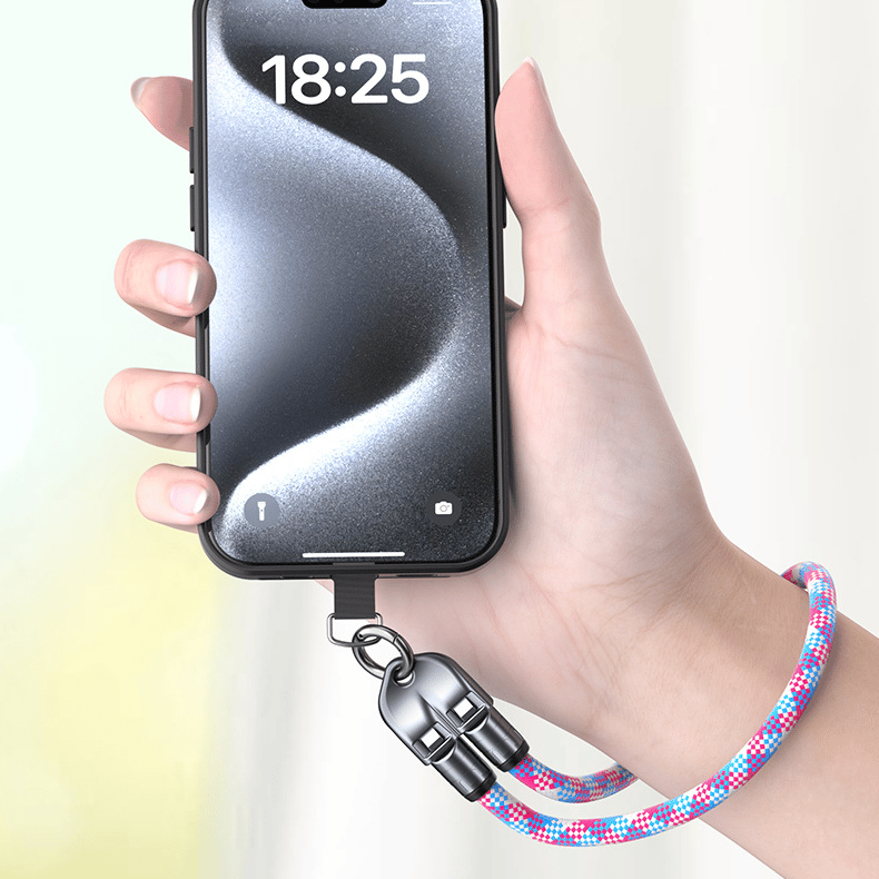 C till C 240W laddningskabel med bärbart armbandsdesign