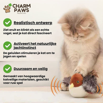 Bird Toys™ Realistisk Simulationsfugl til Katte