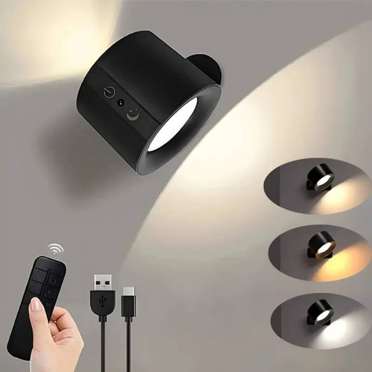 NordGlow™ | Magnetisk LED væglampe – fleksibel belysning til hele hjemmet