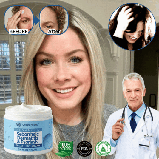 Sensipure™ Skin Relief Cream | Hurtigvirkende lindring mod skældannelse, afskalning og tør hud