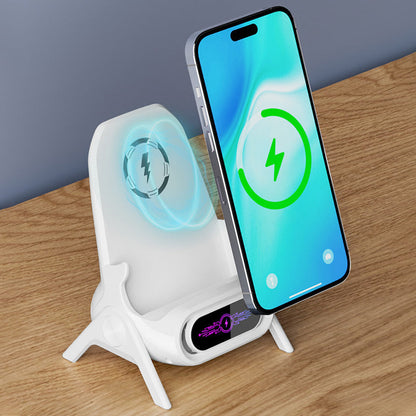TrådløsHolder | Multifunktionel trådløs hurtigoplader med telefonstand