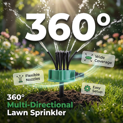 💧 50% RABATT NU! 🌿 Precisionsbevattningsspridare – 360° Multiriktad, Anpassningsbara Spraymönster – Skonsam Mot Växter & Sparar Vatten 🏡