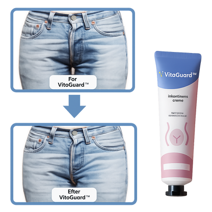 VitaGuard™ inkontinenscreme | Genvind blærekontrol på kun 11 minutter